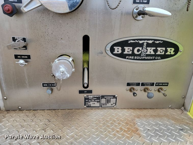 image for item OH9347 1986 GMC C7000 pumper fire truck