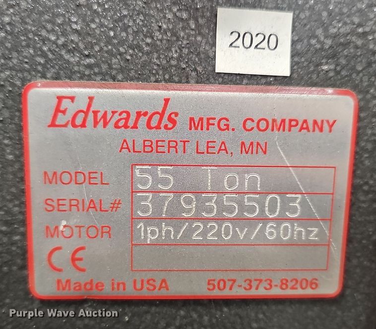 image for item OJ9019 Edwards 55 Ton iron worker