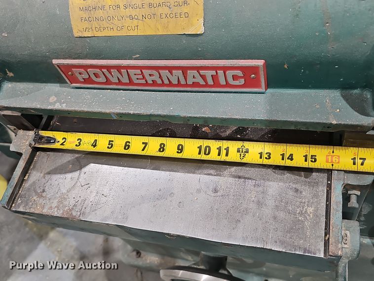 image for item OJ9021 Powermatic  160 wood planer 