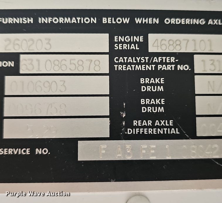 image for item OJ9025 2009 Blue Bird All American school bus