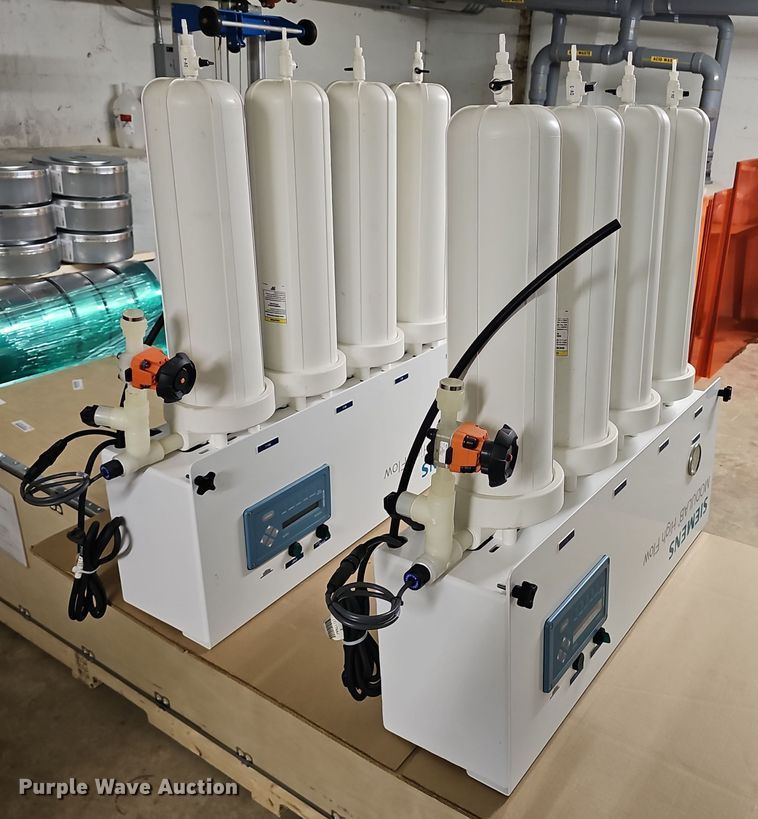 image for item OJ9053 (2) Siemens Modulab deionized water treatment system