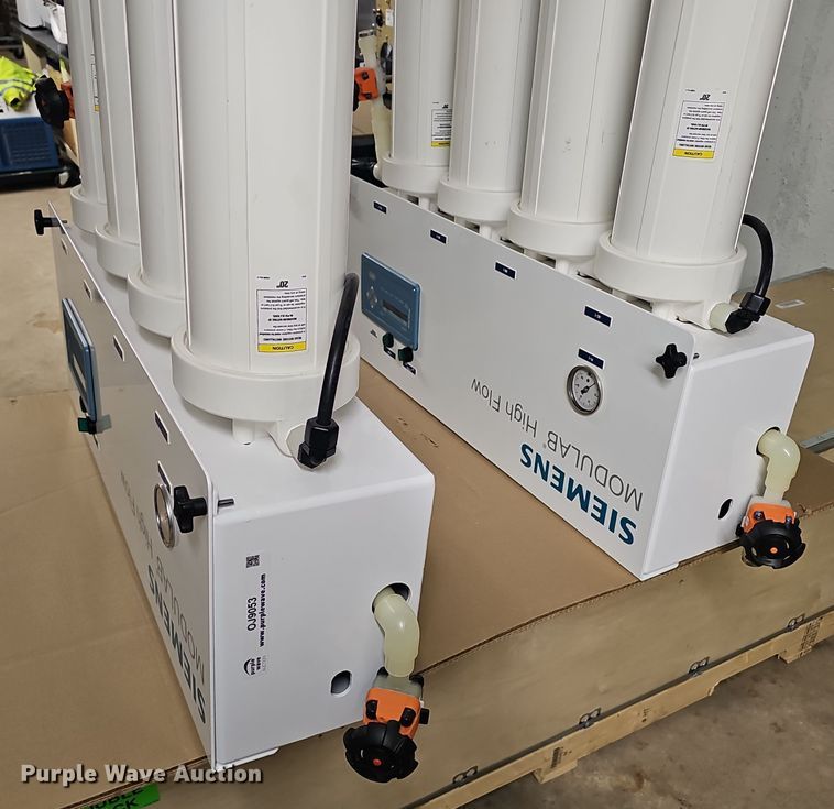 image for item OJ9053 (2) Siemens Modulab deionized water treatment system
