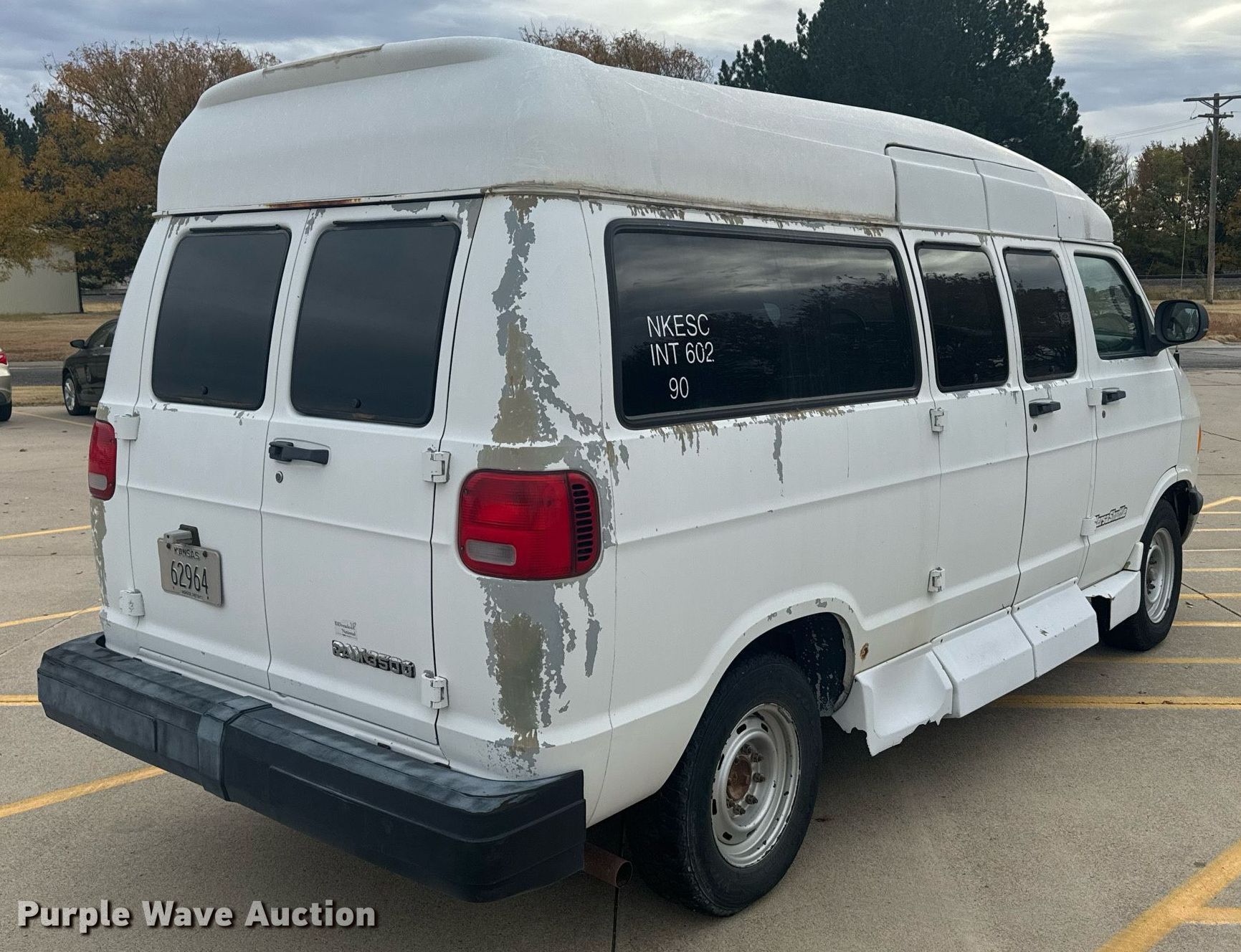 2002 Dodge Ram Van 3500 handicap accessible van in Oakley, KS