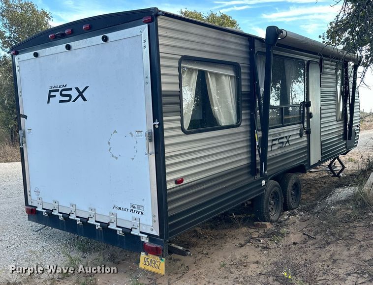 image for item DD3433 2019 Forrest River Salem FSX toy hauler camper