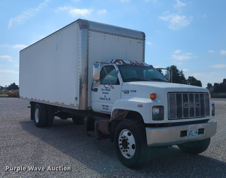 image for item DL1051 1996 GMC 7C500 box truck