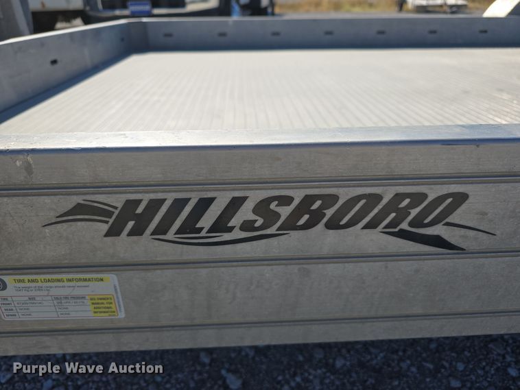 image for item DP0977 2016 Hillsboro AU7814 utility trailer