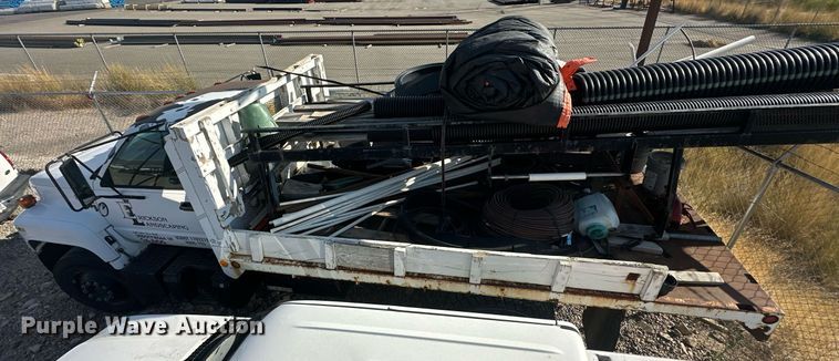 image for item DP3356 1994 GMC Topkick C5500 dump flatbed truck
