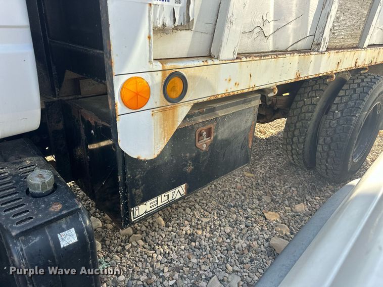 image for item DP3356 1994 GMC Topkick C5500 dump flatbed truck
