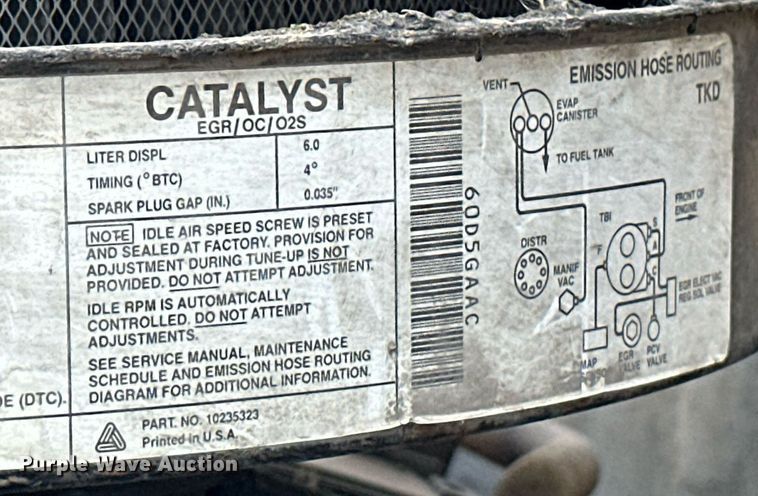 image for item DP3356 1994 GMC Topkick C5500 dump flatbed truck