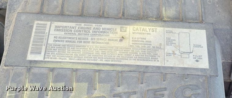 image for item DQ5283 2006 Chevrolet Express 3500 utility van