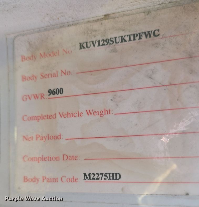 image for item DQ5283 2006 Chevrolet Express 3500 utility van