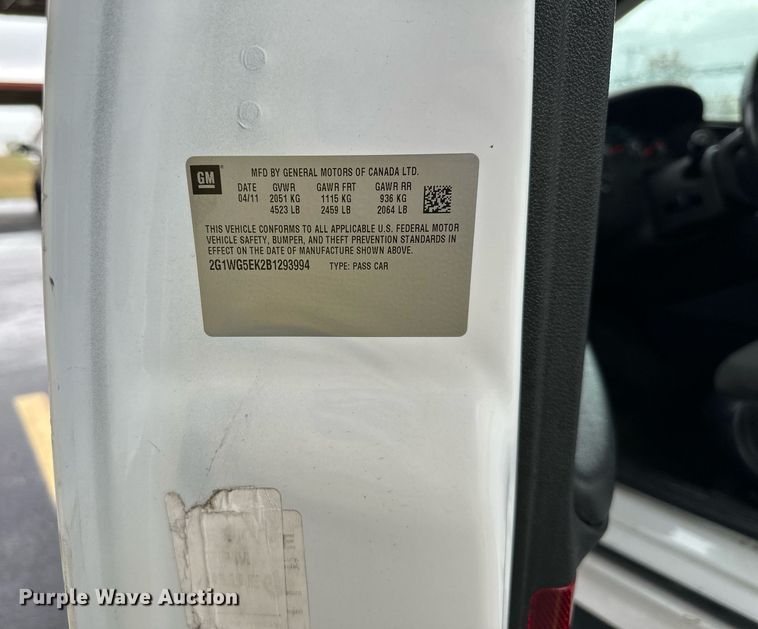 image for item DR2774 2011 Chevrolet Impala LT 