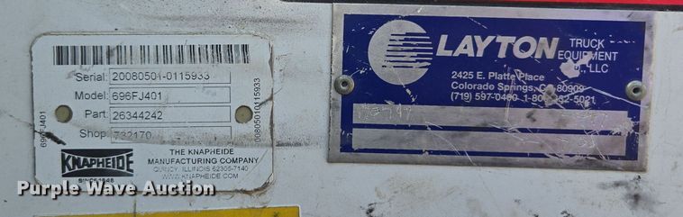 image for item DT7001 2008 Ford F250 Super Duty XL utility bed pickup truck