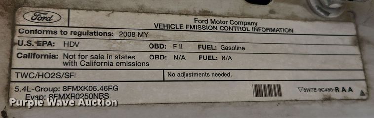 image for item DT7001 2008 Ford F250 Super Duty XL utility bed pickup truck