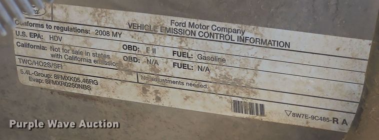 image for item DT7001 2008 Ford F250 Super Duty XL utility bed pickup truck