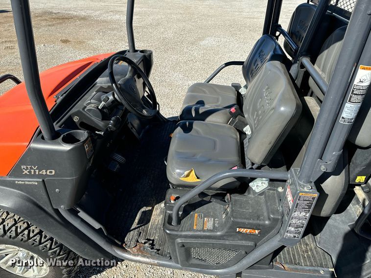 image for item DU9542 2016 Kubota RTV X1140 utility vehicle