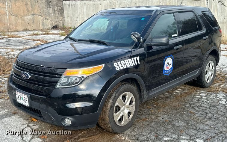 image for item DU9563 2013 Ford Explorer Police Interceptor SUV
