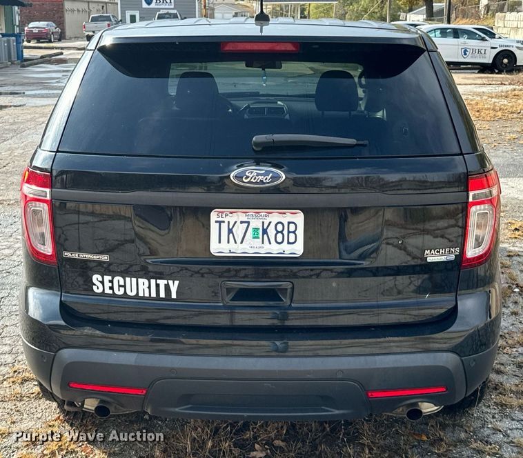 image for item DU9563 2013 Ford Explorer Police Interceptor SUV