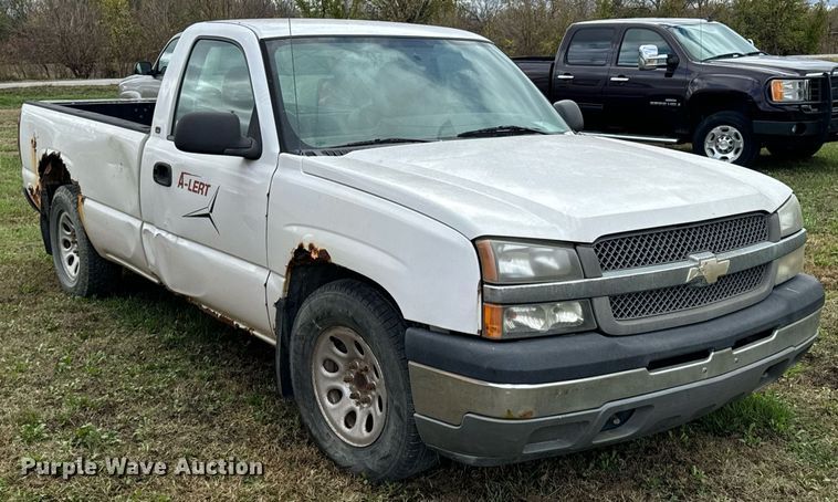 image for item DU9584 2005 Chevrolet Silverado 1500 pickup truck