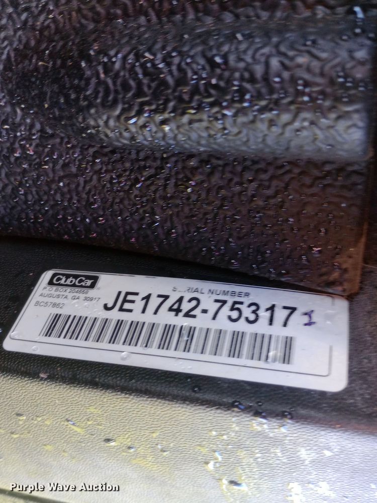 image for item DW0843 2017 Club Car Precedent I2 HF golf cart