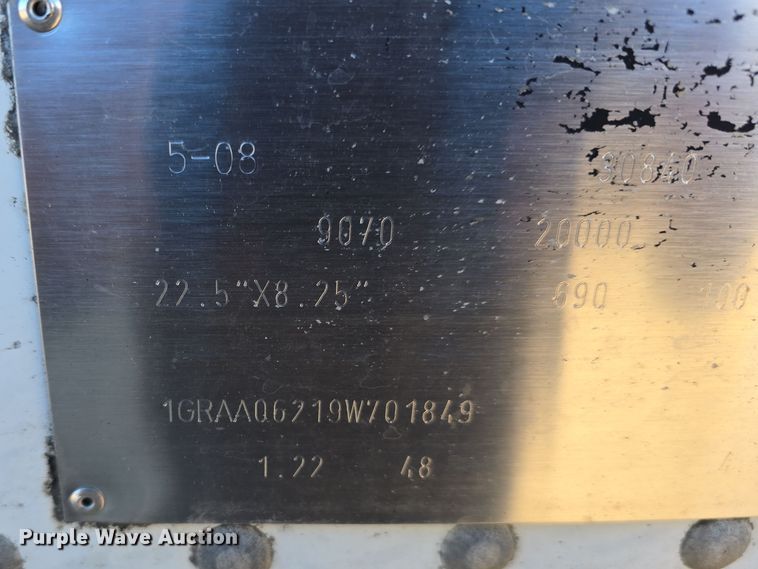 image for item DW3965 2009 Great Dane SUP-1114-11053 refrigerated van trailer