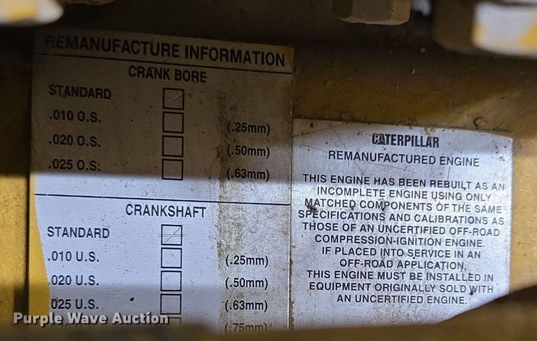 image for item EE8507 Caterpillar 3306B engine