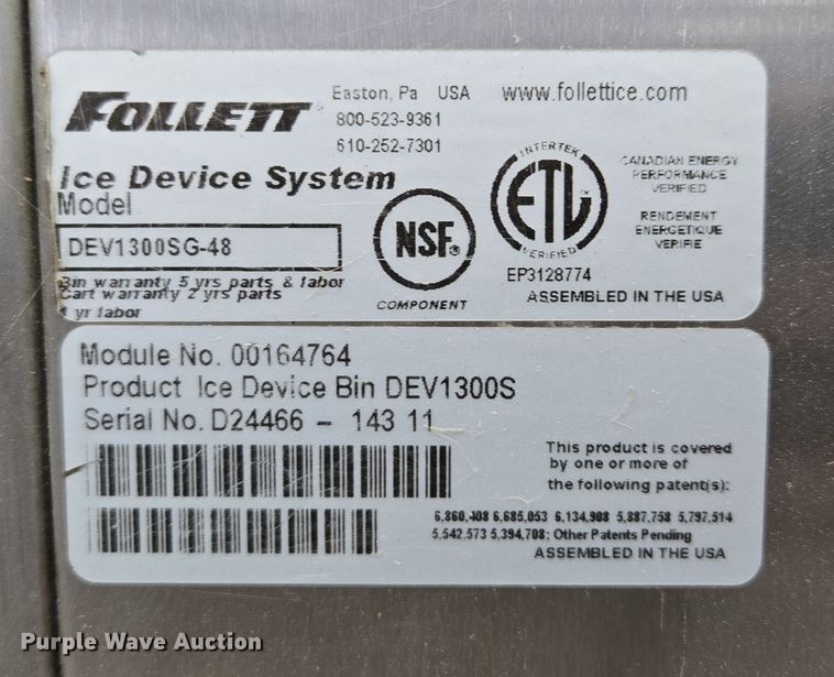 image for item EE8710 Hoshizaki ice maker 