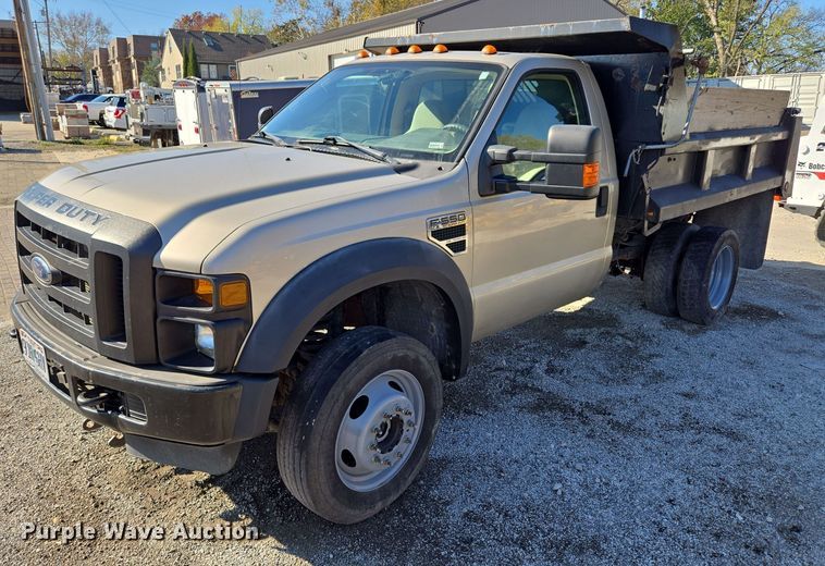 image for item EE8727 2008 Ford  F550 Super Duty XL  dump truck