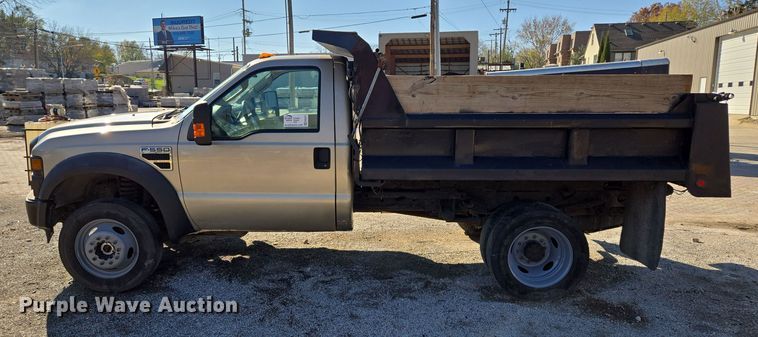 image for item EE8727 2008 Ford  F550 Super Duty XL  dump truck