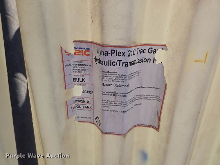 image for item EE8729 Bulk oil tank 