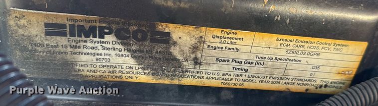 image for item EG2224 Tailift FG15P forklift