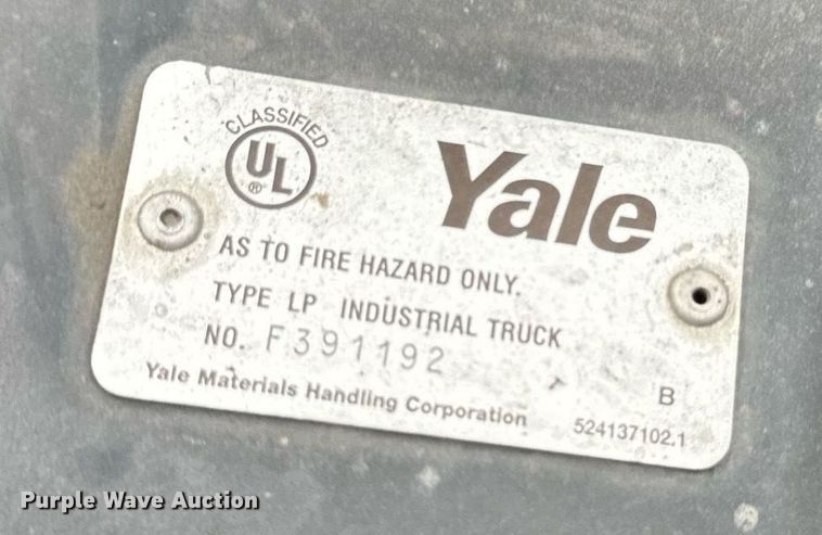 image for item EG6854 Yale GLP060VXEUSE087 forklift