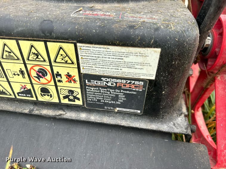 image for item EH7222 2018 John Deere Z335E ZTR lawn mower