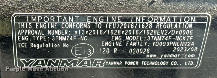 image for item EI4093 TYM T224 backhoe