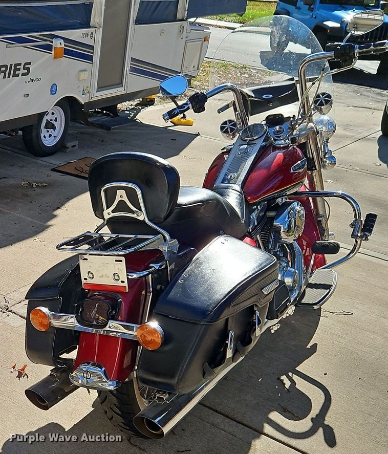 image for item EI8536 2007 Harley Davidson FLHRC Road King motorcycle