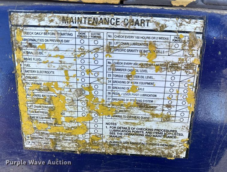 image for item EJ4935 Komatsu forklift