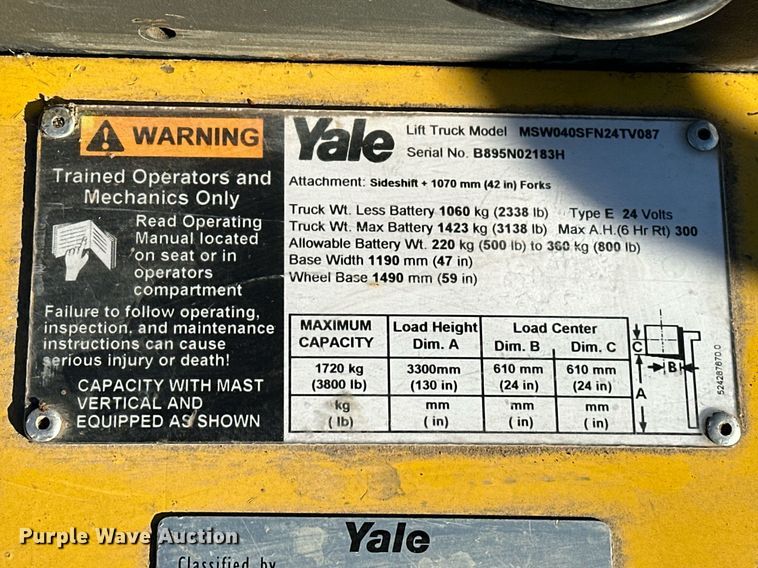 image for item EJ4958 Warehouse equipment