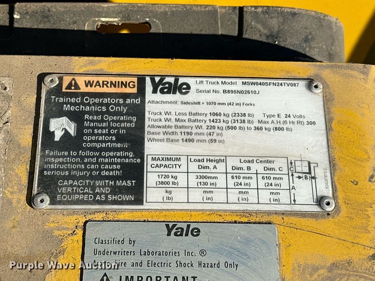 image for item EJ4958 Warehouse equipment