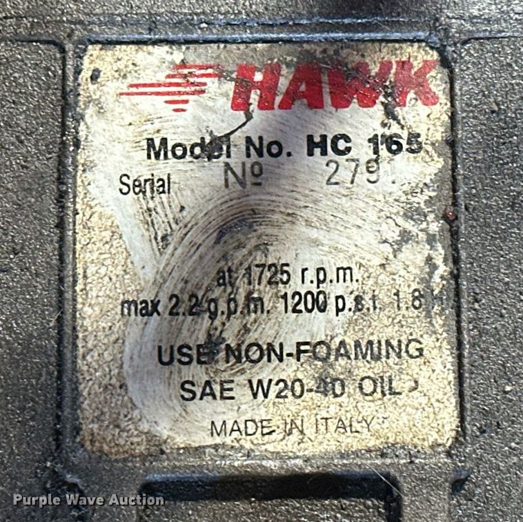 image for item EJ4968 Hotsy 550A hot pressure washer