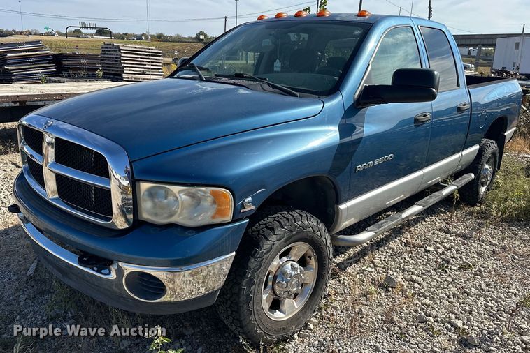 image for item EJ4975 2005 Dodge Ram 3500 Quad Cab pickup truck