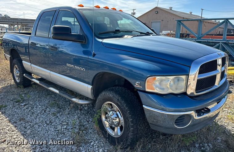 image for item EJ4975 2005 Dodge Ram 3500 Quad Cab pickup truck