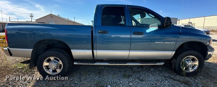 image for item EJ4975 2005 Dodge Ram 3500 Quad Cab pickup truck