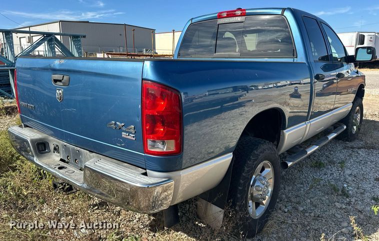image for item EJ4975 2005 Dodge Ram 3500 Quad Cab pickup truck