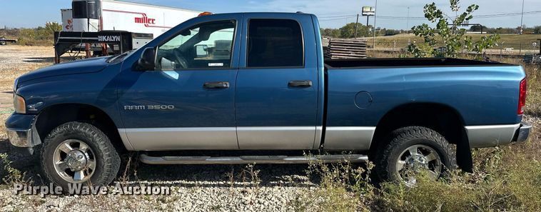 image for item EJ4975 2005 Dodge Ram 3500 Quad Cab pickup truck