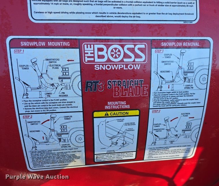 image for item EK2382 Boss RT3 snow blade