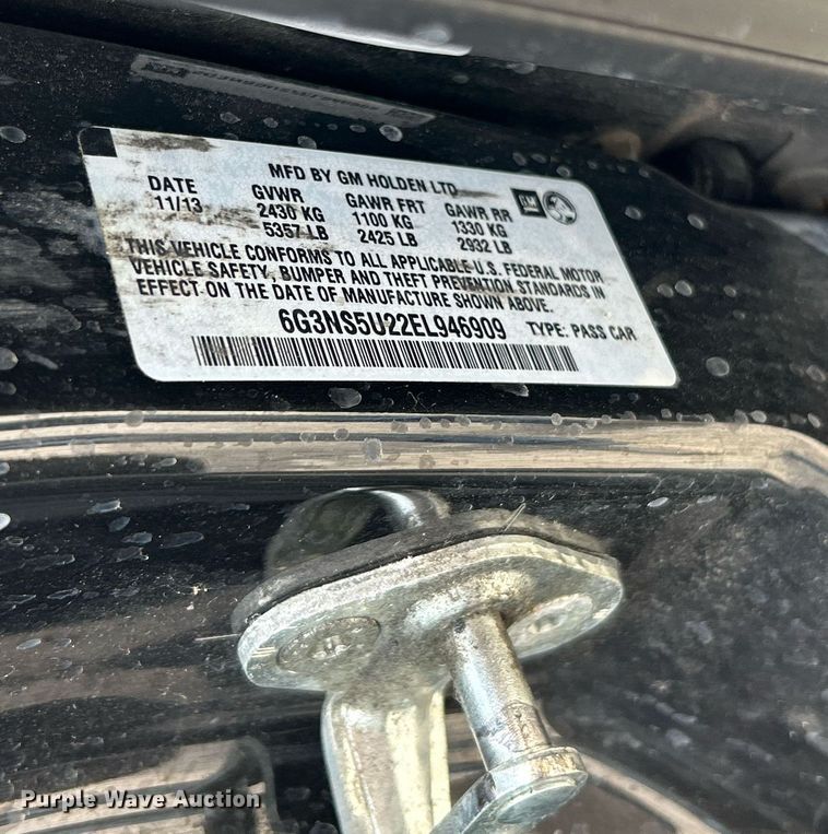 image for item EK3629 2014 Chevrolet  Caprice Police 