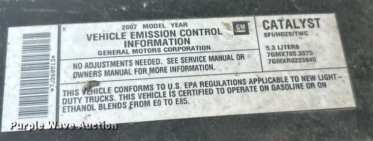 image for item EK3644 2007 GMC  Yukon XL SLT SUV