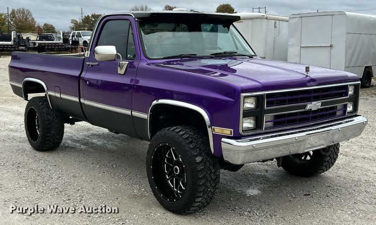 image for item EK3665 1987 Chevrolet Silverado 10 pickup truck