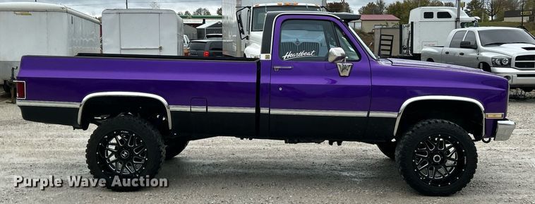 image for item EK3665 1987 Chevrolet Silverado 10 pickup truck