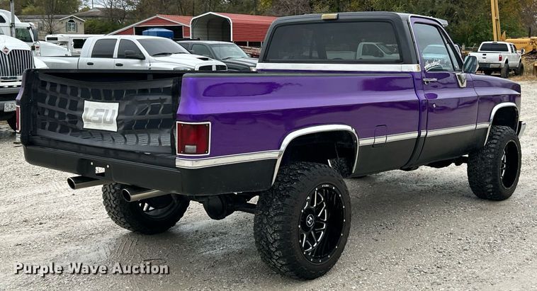 image for item EK3665 1987 Chevrolet Silverado 10 pickup truck